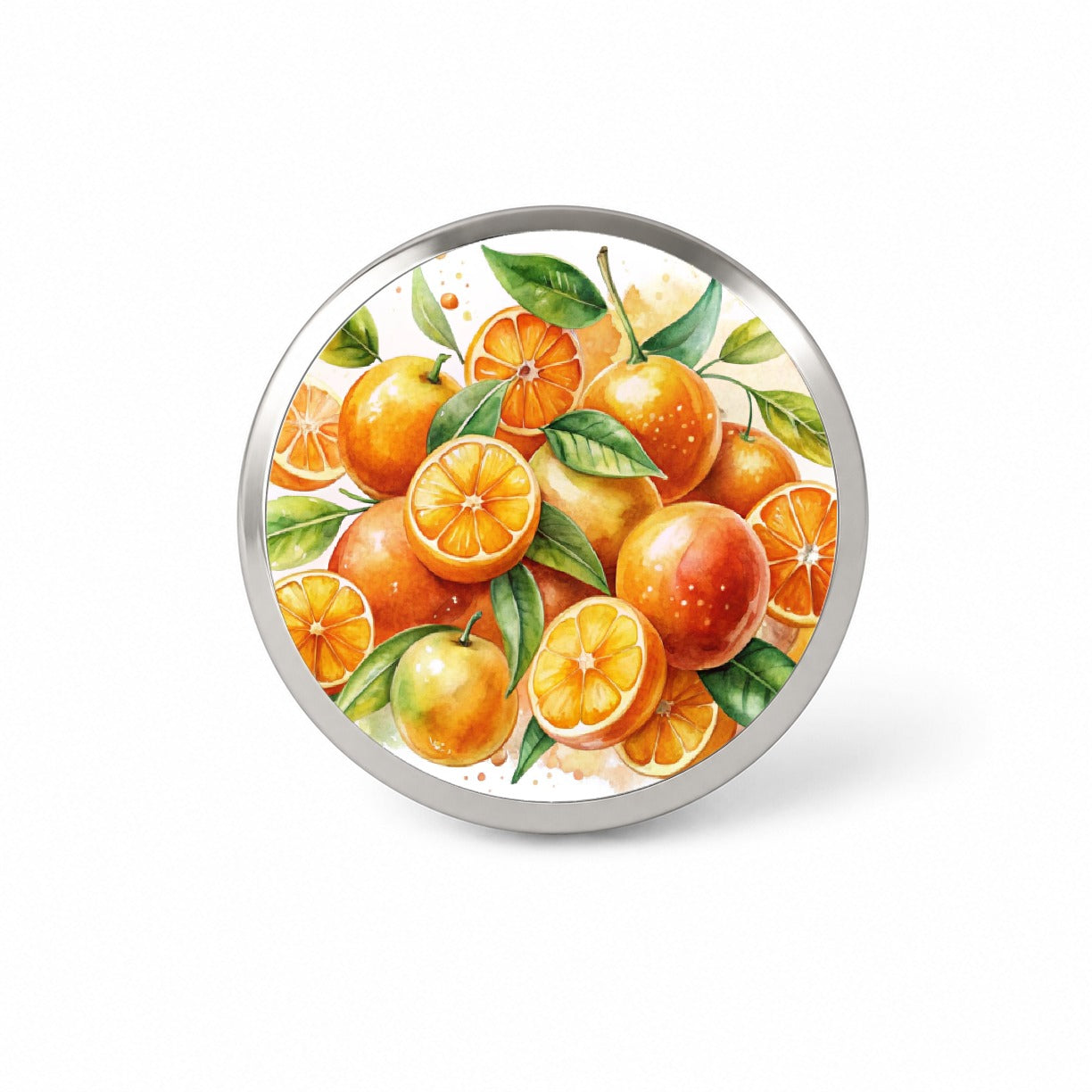 Oranges Fruit Watercolor Novelty Hat Backpack Lapel Pin