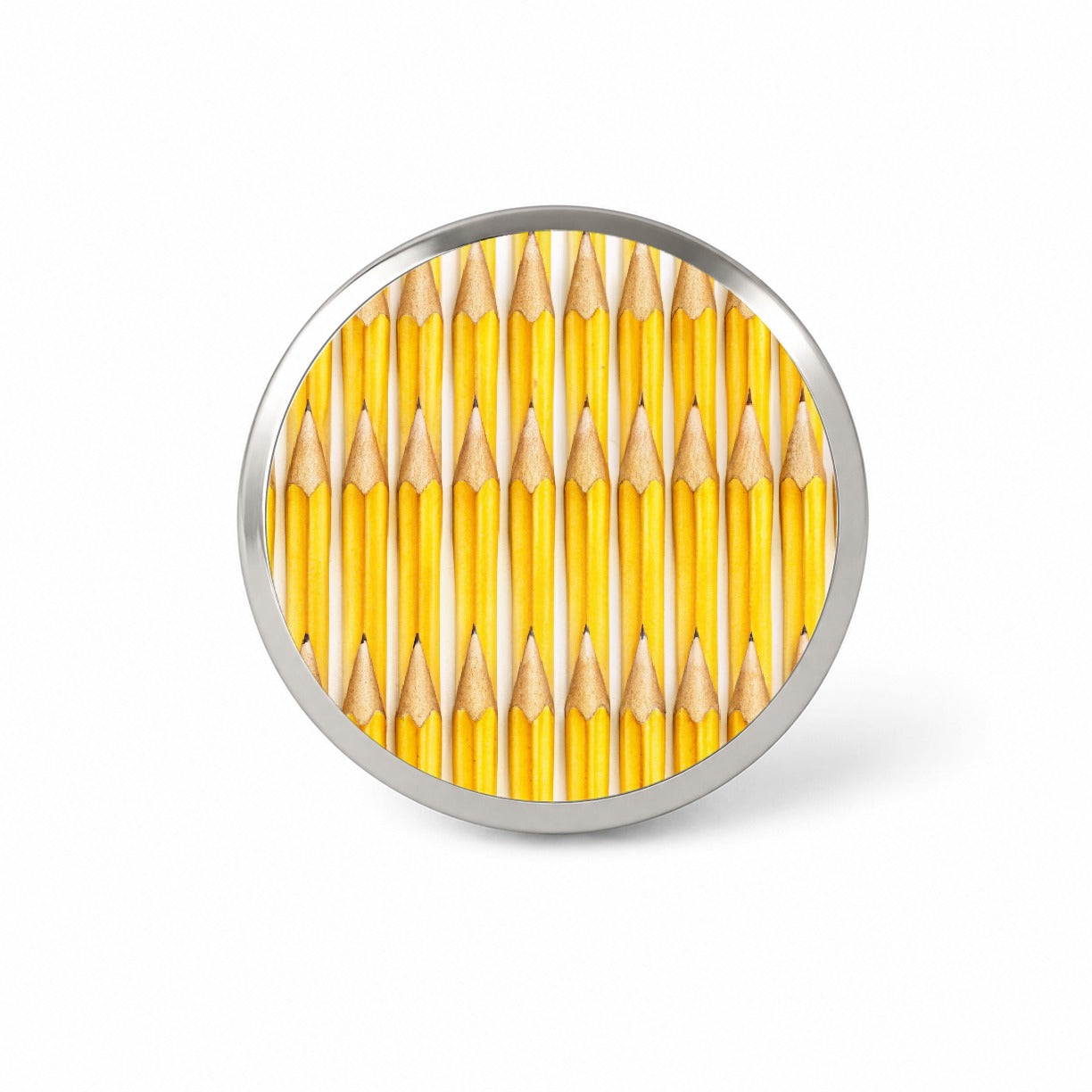 Yellow Pencils Teachers Artist Novelty Hat Backpack Lapel Pin