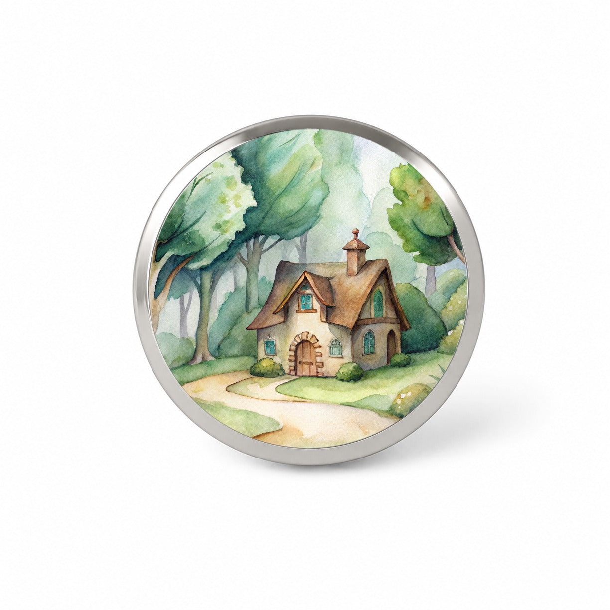 House Shire In The Woods Novelty Hat Backpack Lapel Pin