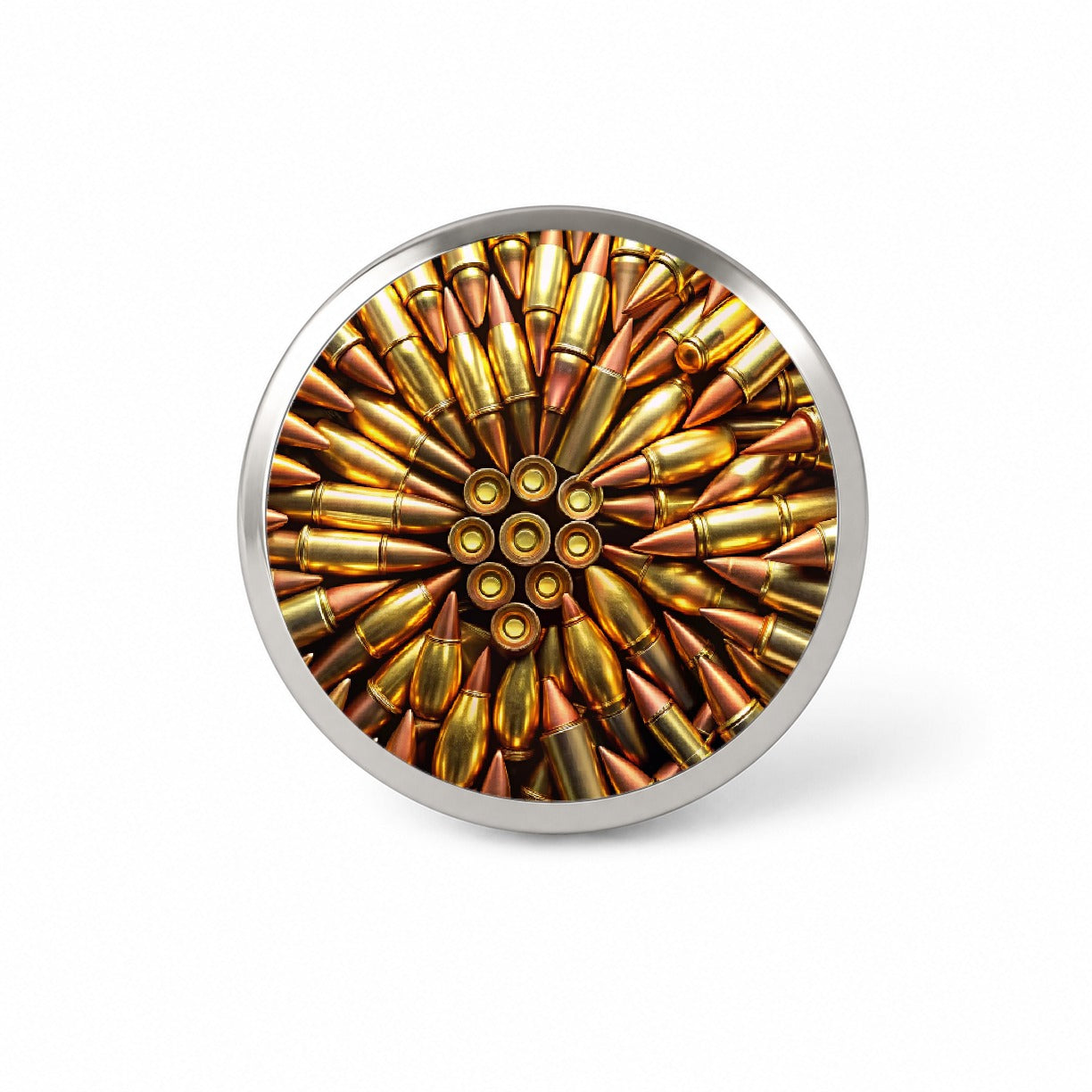 Lots Of Bullets Pattern Novelty Hat Backpack Lapel Pin