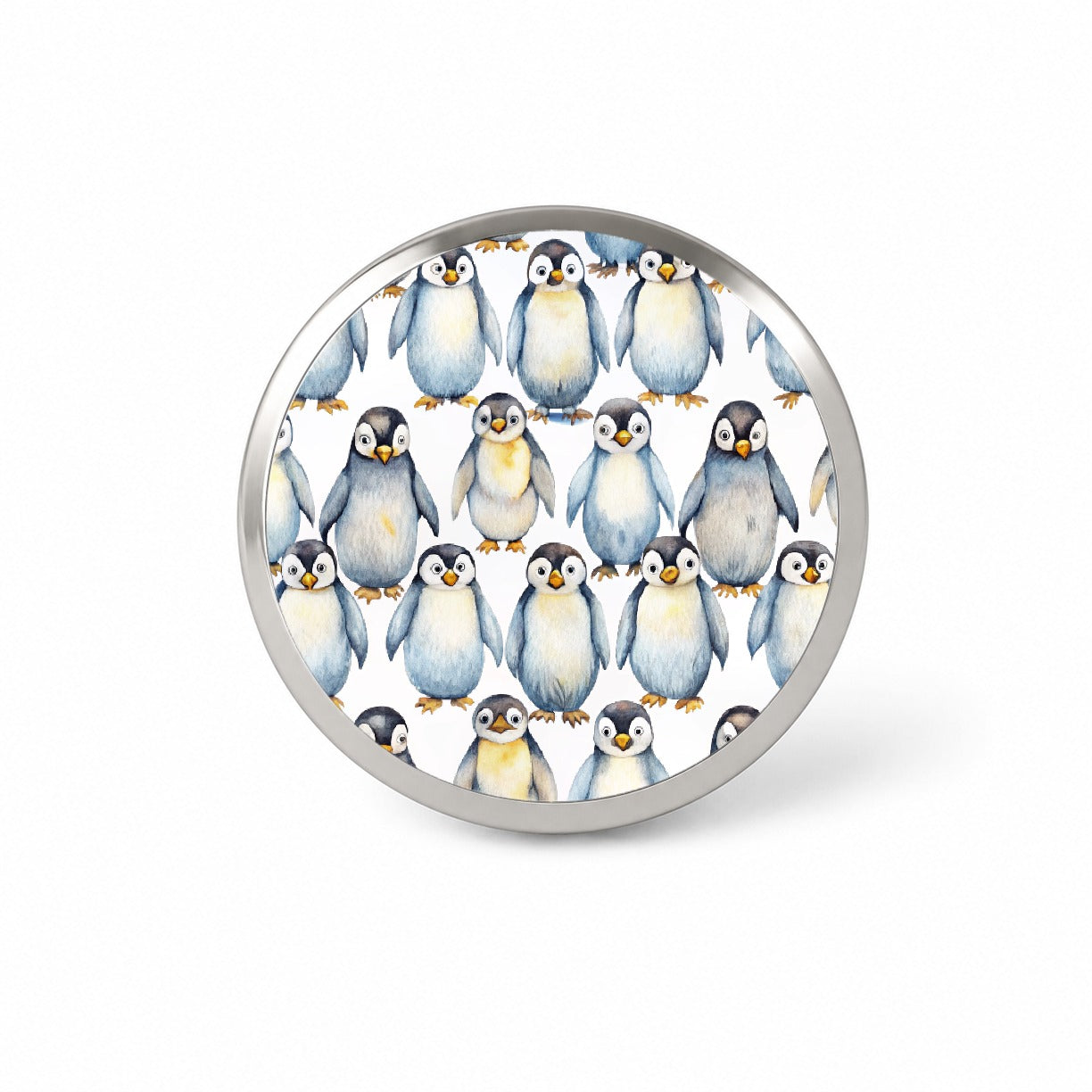 Sweet Emperor Penguins Novelty Hat Backpack Lapel Pin