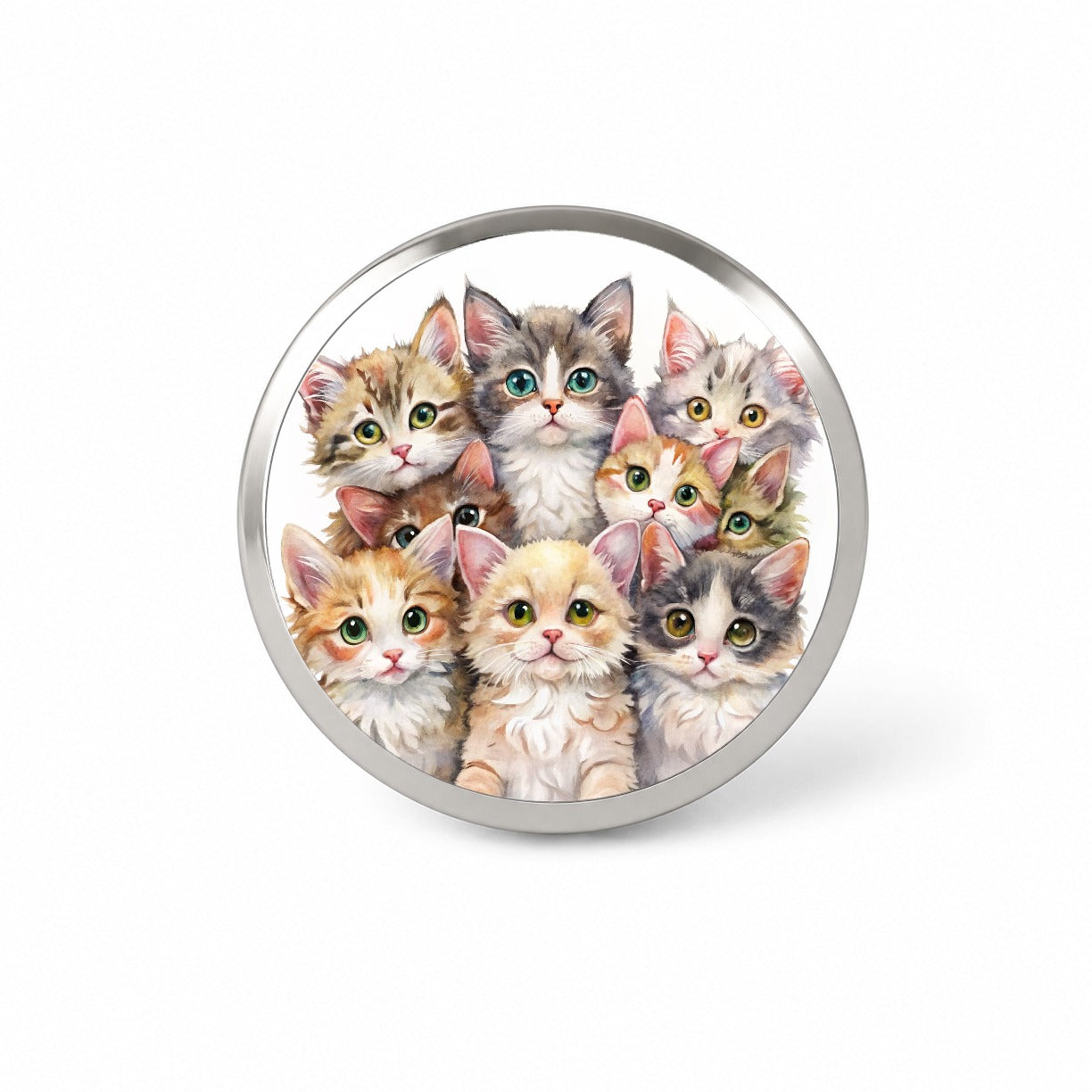 Sweet Laperm Cats Novelty Hat Backpack Lapel Pin