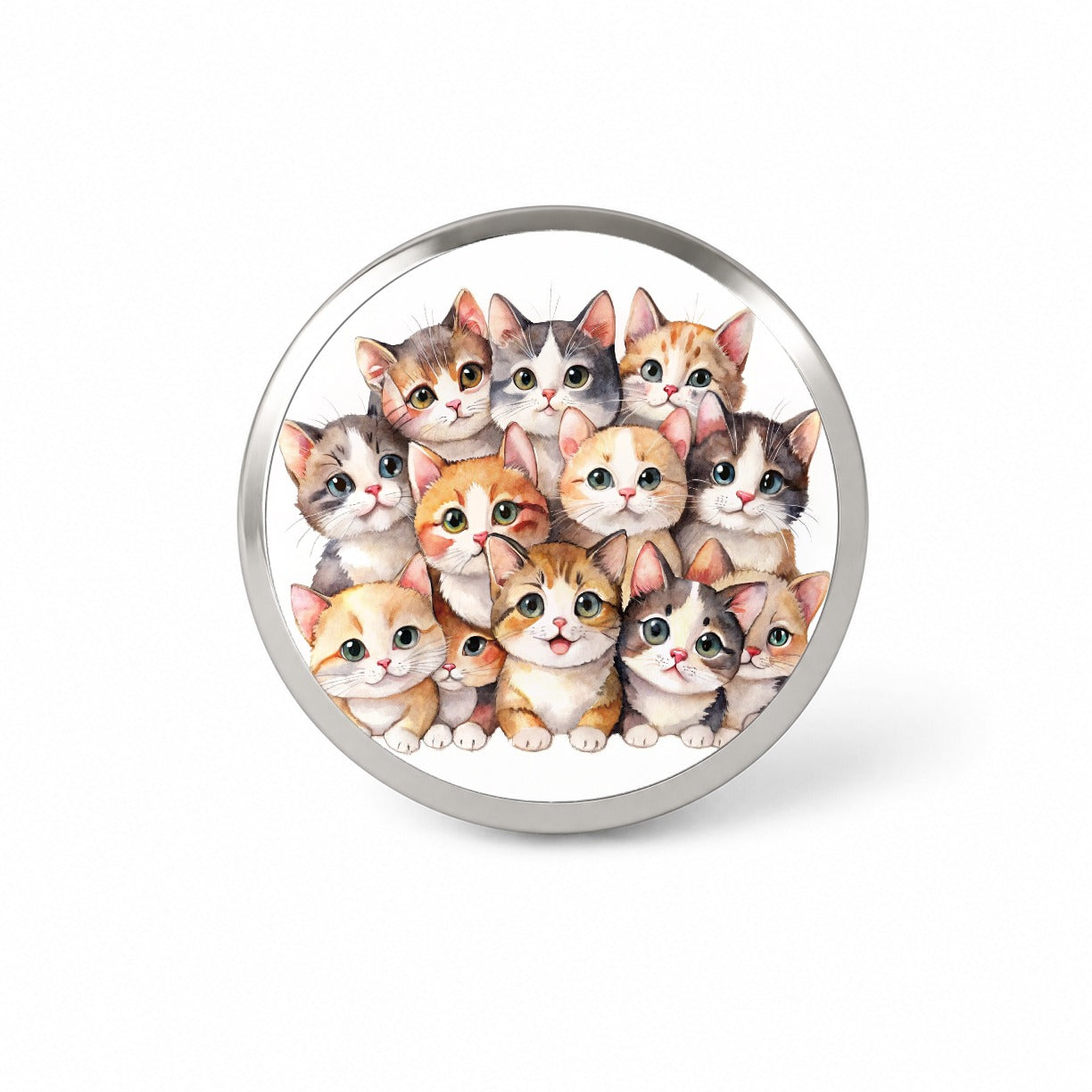 Sweet Munchkin Cats Novelty Hat Backpack Lapel Pin