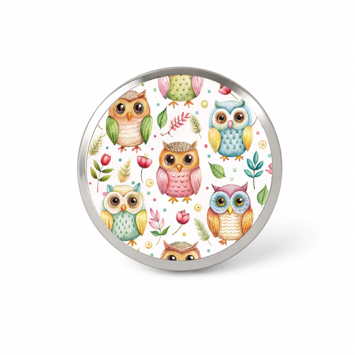 Sweet Owls Novelty Hat Backpack Lapel Pin