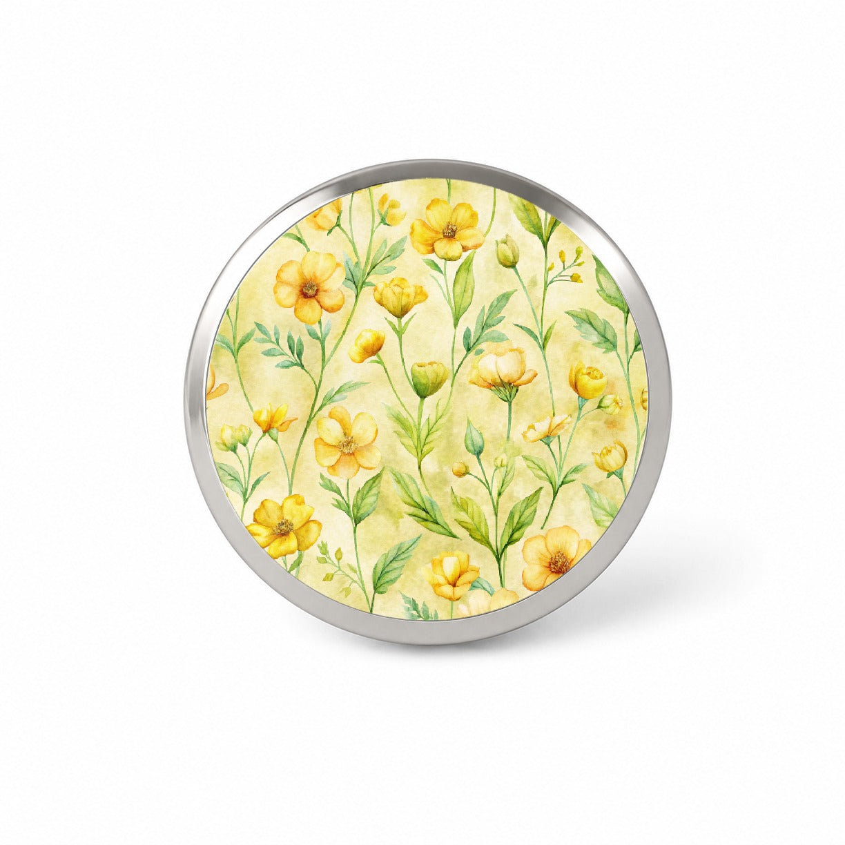 Buttercups Yellow Flowers Floral Novelty Hat Backpack Lapel Pin