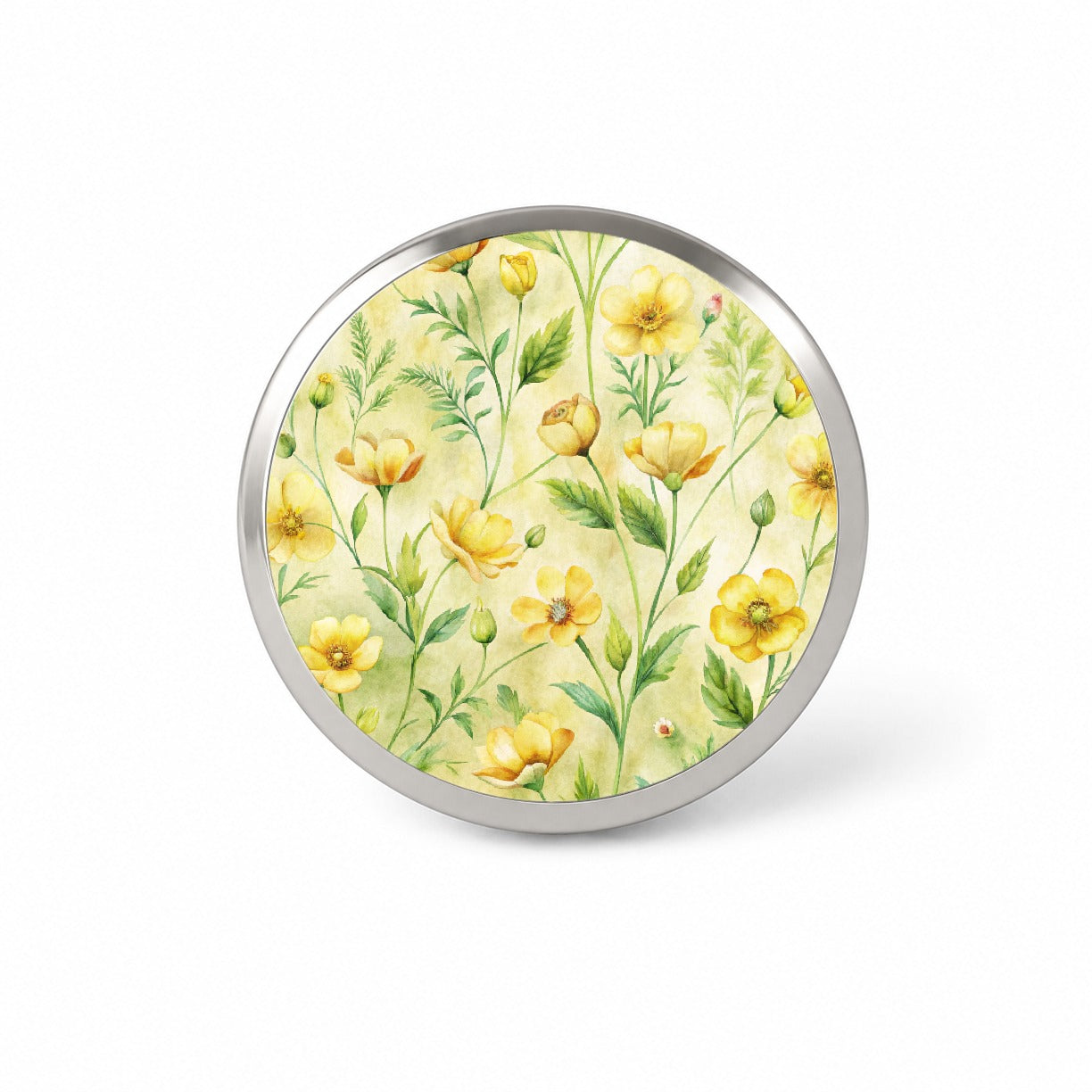 Buttercups Yellow Flowers Novelty Hat Backpack Lapel Pin