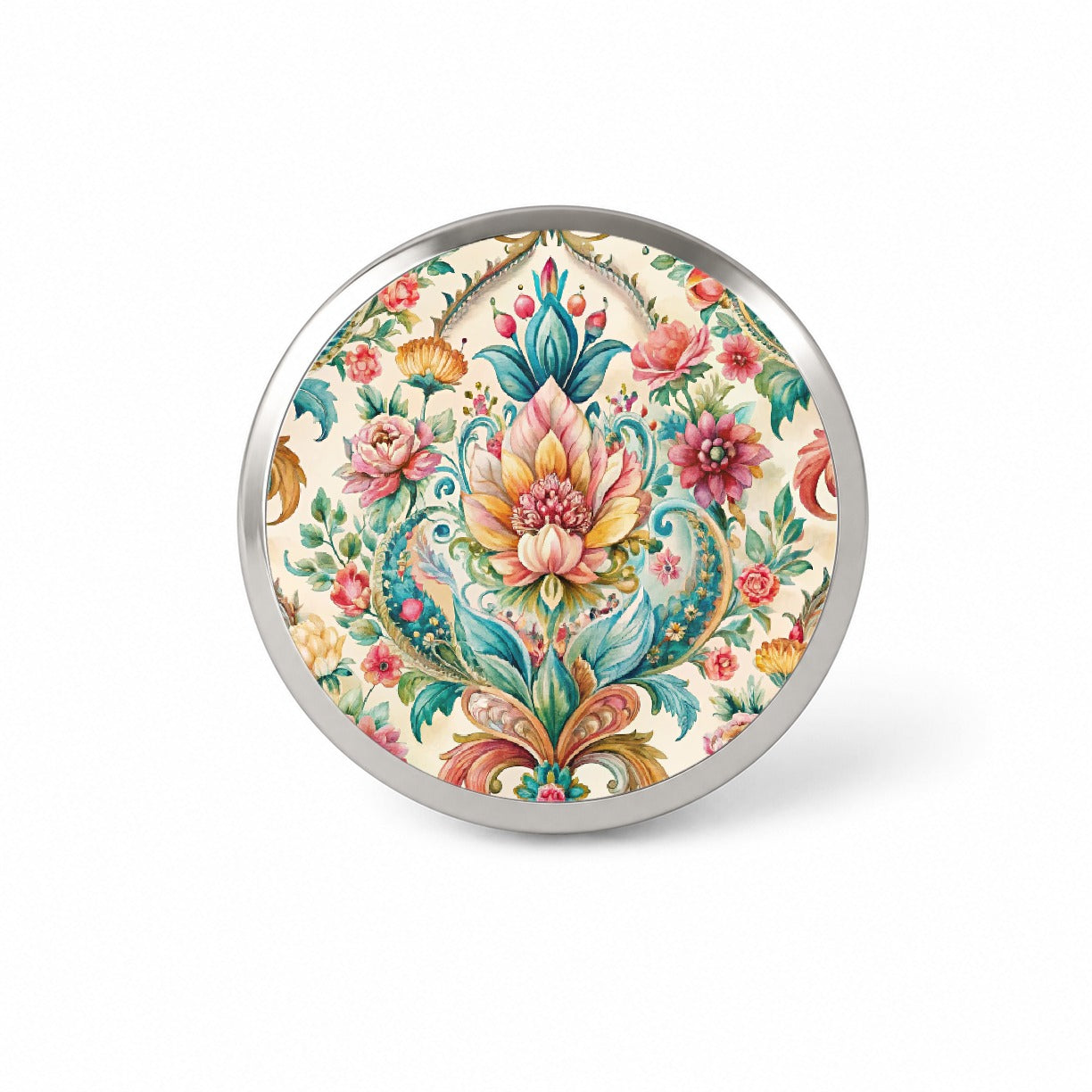 Refined Bohemian Wallpaper Novelty Hat Backpack Lapel Pin