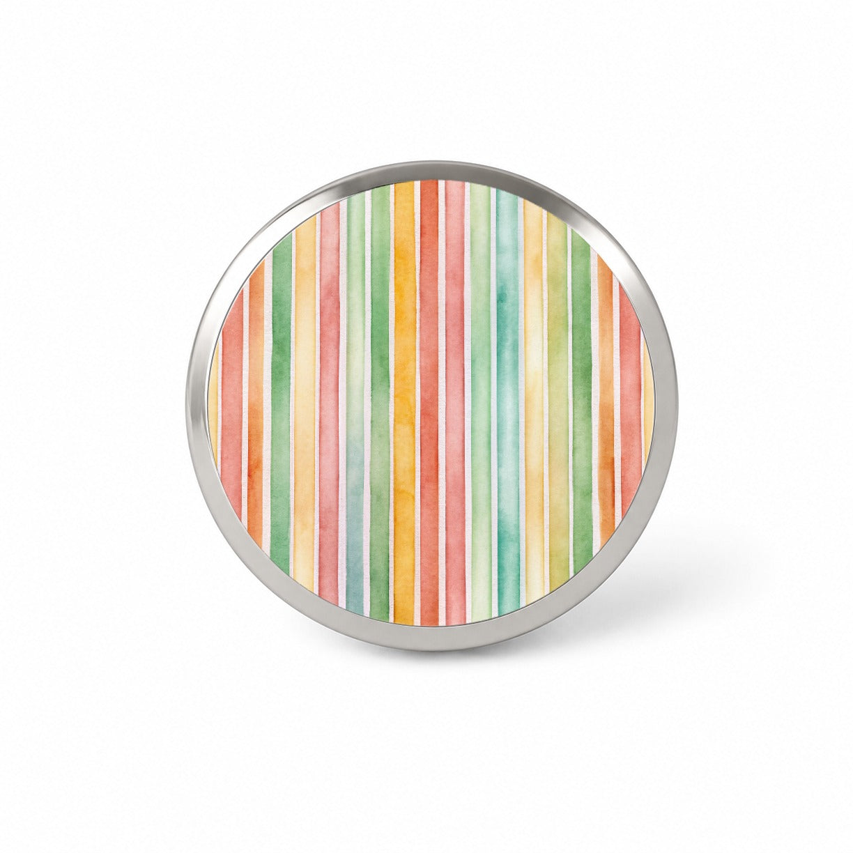 Striped 70s Wallpaper Novelty Hat Backpack Lapel Pin
