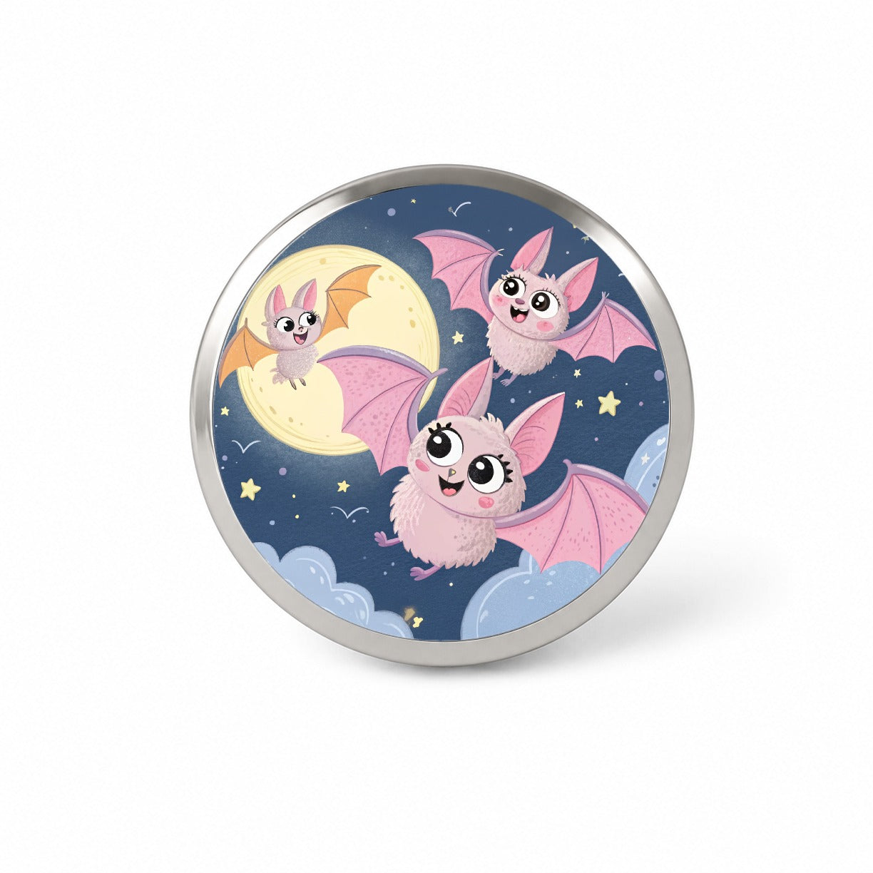 Kawaii Bats Novelty Hat Backpack Lapel Pin