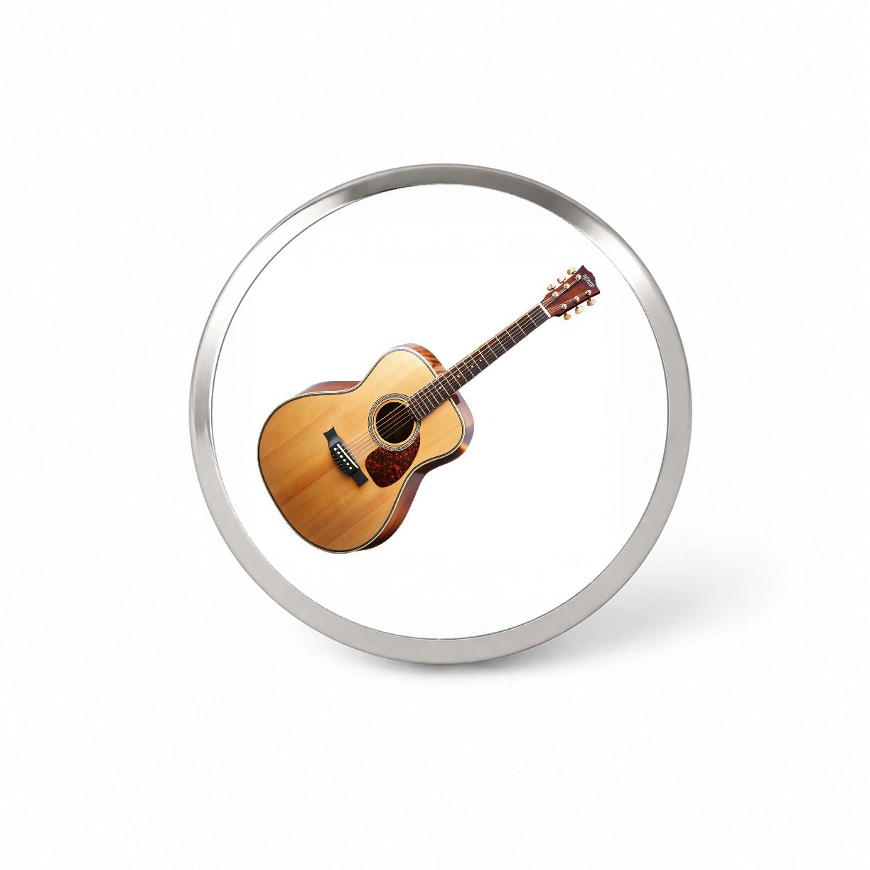 Acoustic Guitar Music Musical Instrument Musician Novelty Hat Backpack Lapel Pin