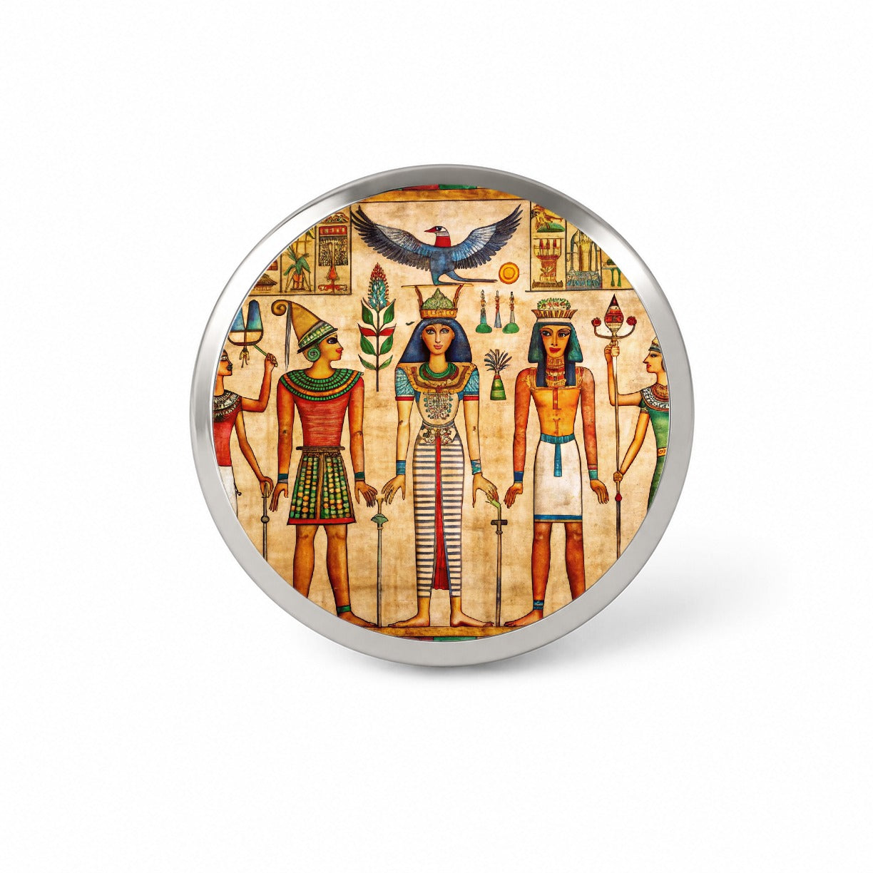 Ancient Egyptian Hieroglyphics Pharaohs Gods Novelty Hat Backpack Lapel Pin