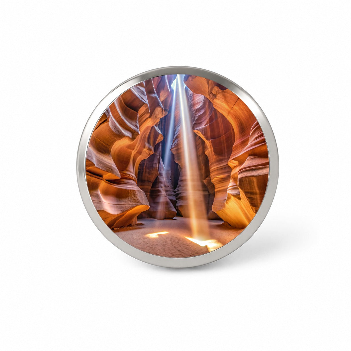 Antelope Slot Canyon Light Beams Utah Nevada Novelty Hat Backpack Lapel Pin