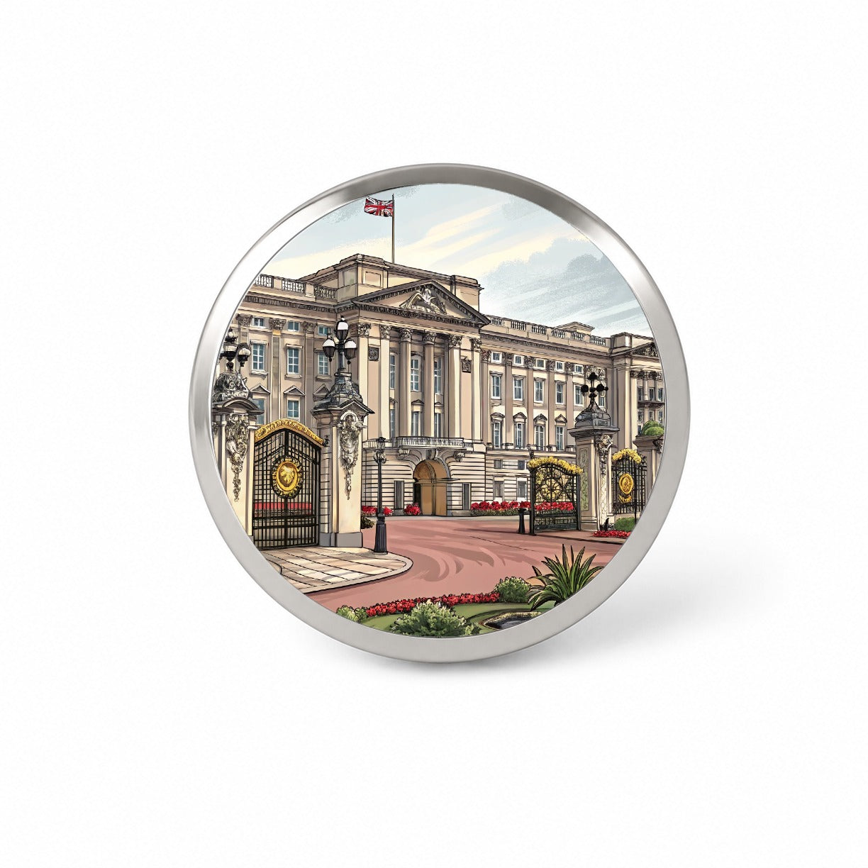 Buckingham Palace London England Great Britain Novelty Hat Backpack Lapel Pin