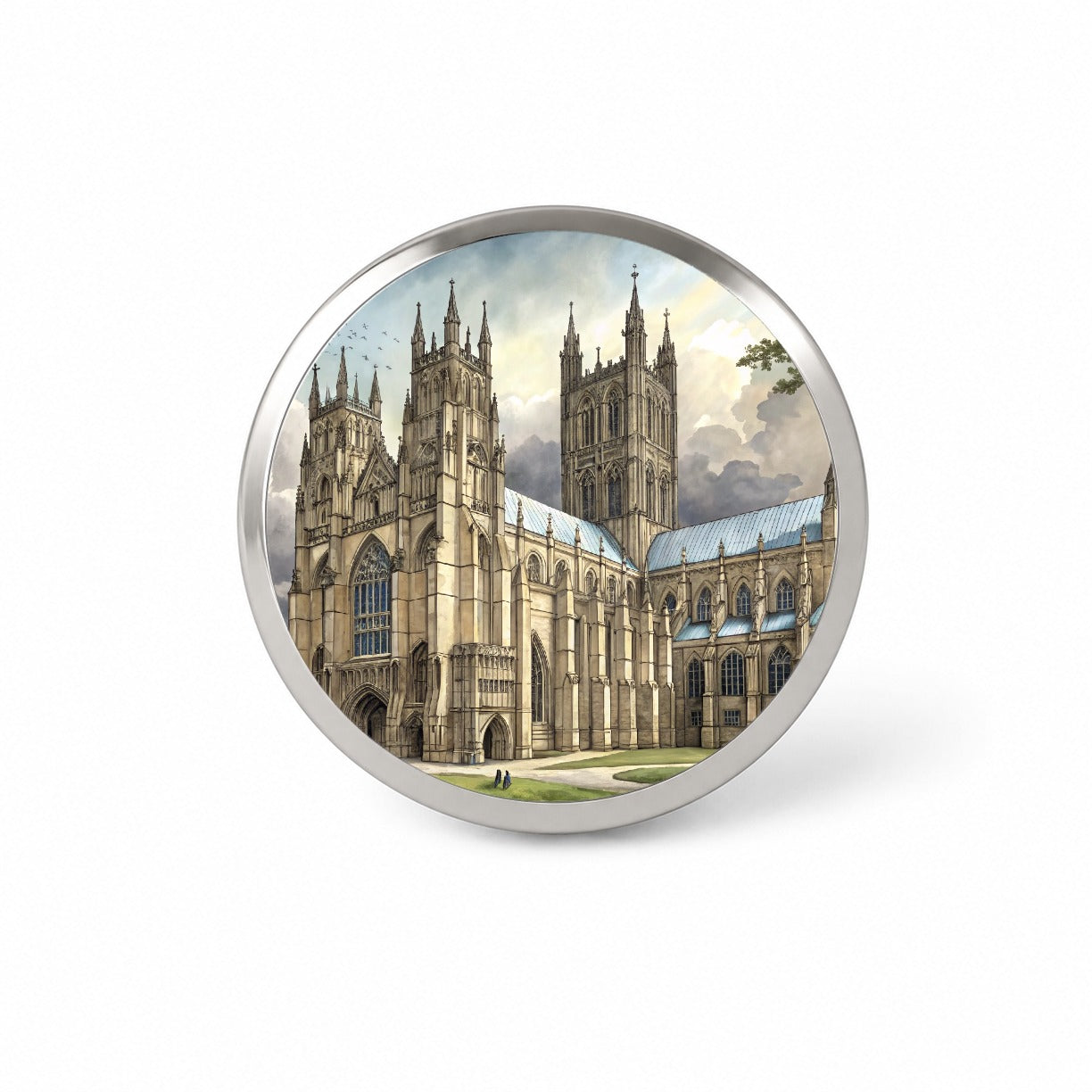 Canterbury Cathedral England Great Britain Novelty Hat Backpack Lapel Pin