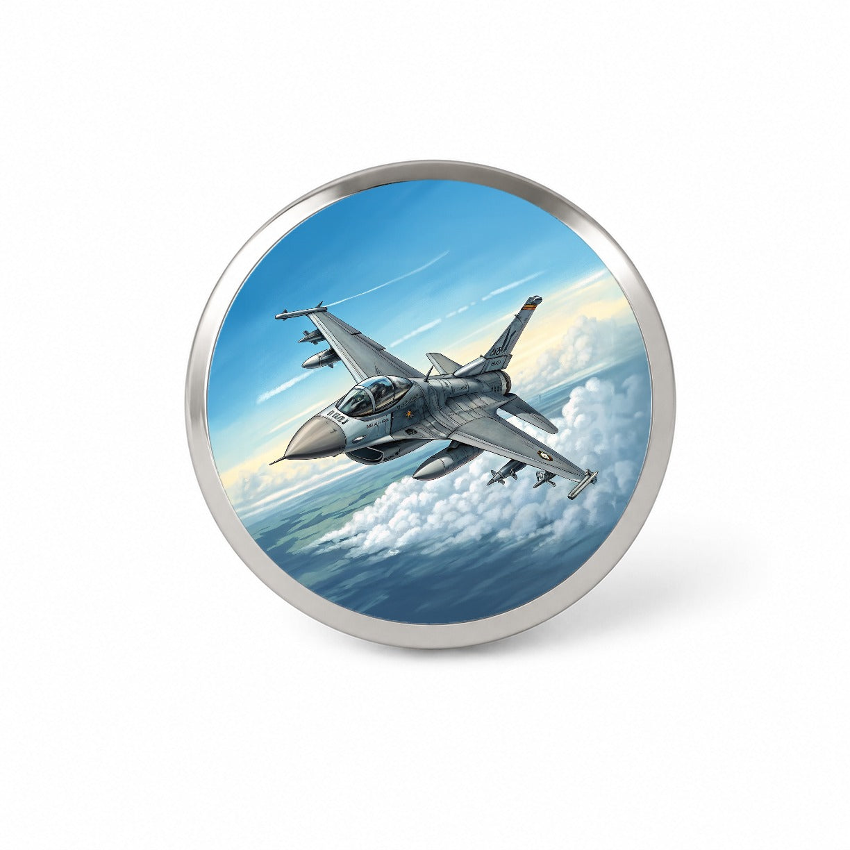 F-16 Fighting Falcon Viper US Air Force Air Superiority Fighter Plane Novelty Hat Backpack Lapel Pin