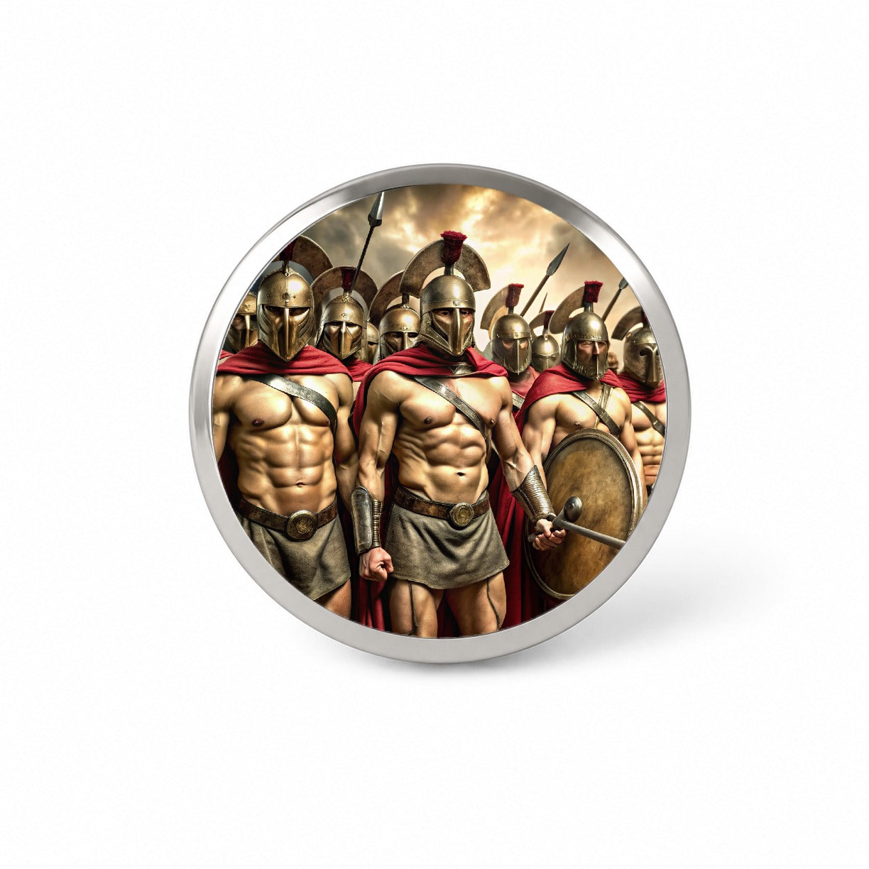 Greek Warriors from Sparta Spartans Novelty Hat Backpack Lapel Pin