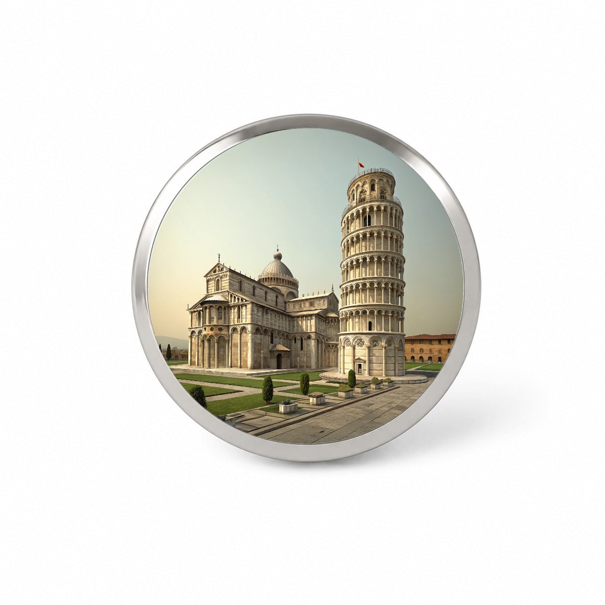 Leaning Tower Of Pisa Italy Novelty Hat Backpack Lapel Pin