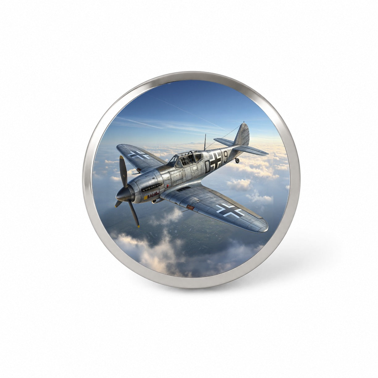 Messerschmitt Bf 109 WWII German Fighter Plane Novelty Hat Backpack Lapel Pin