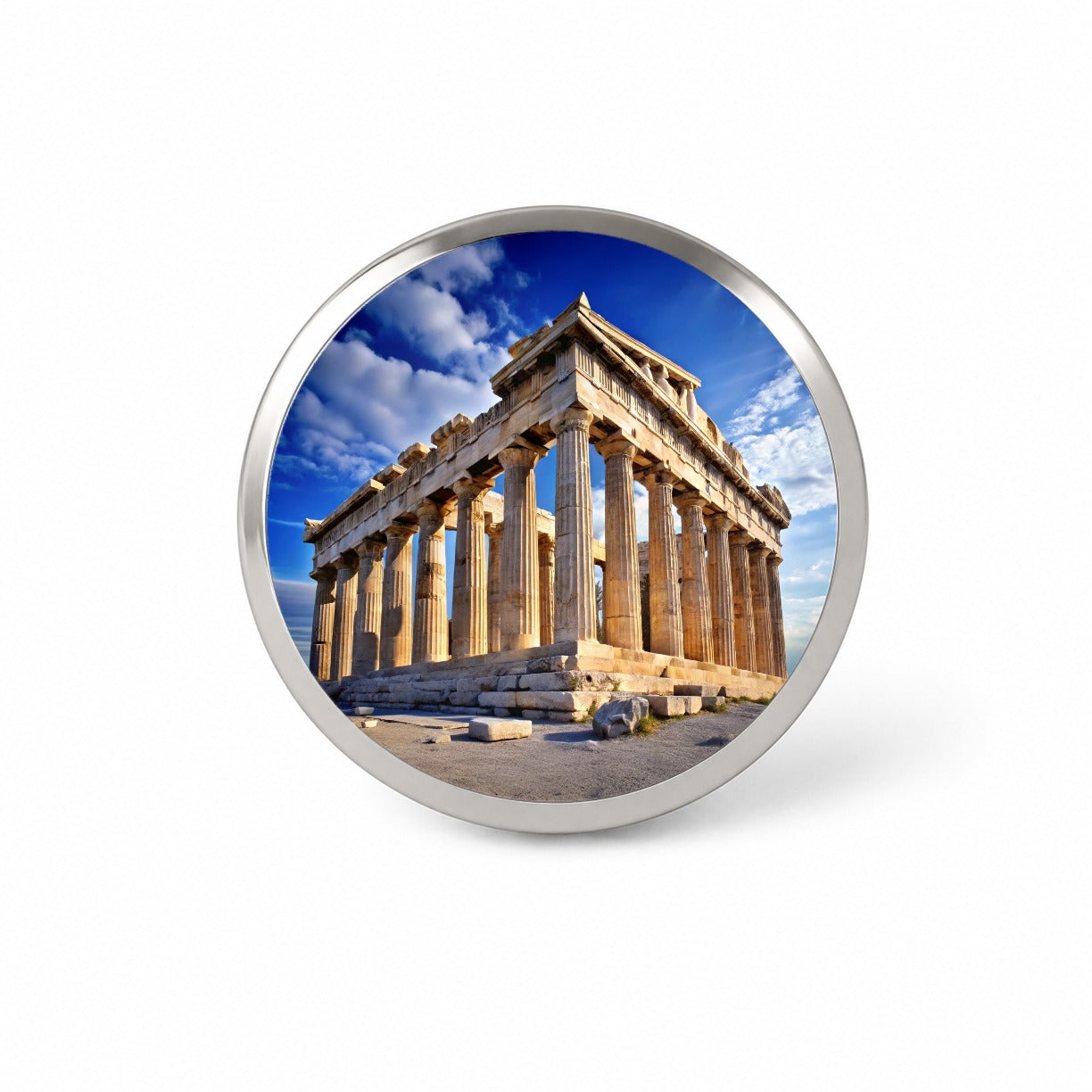Parthenon Temple Athens Greece Greek Novelty Hat Backpack Lapel Pin