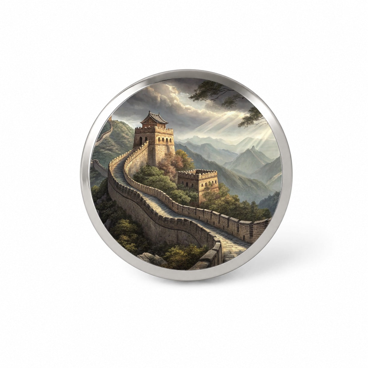 The Great Wall Of China Novelty Hat Backpack Lapel Pin