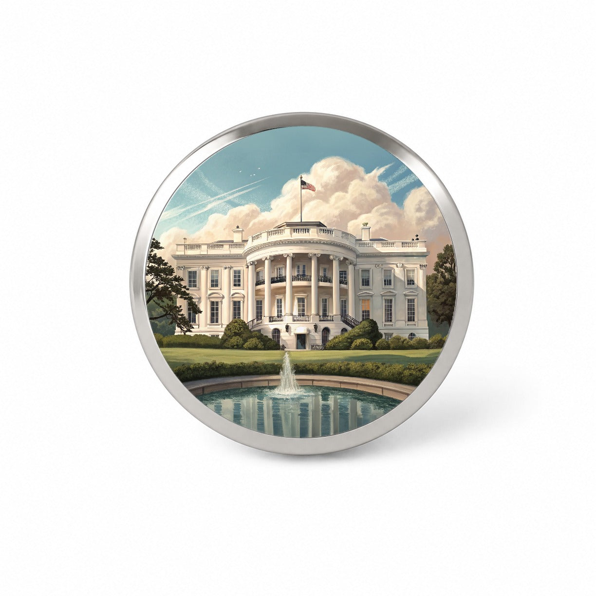 White House Washington DC Novelty Hat Backpack Lapel Pin