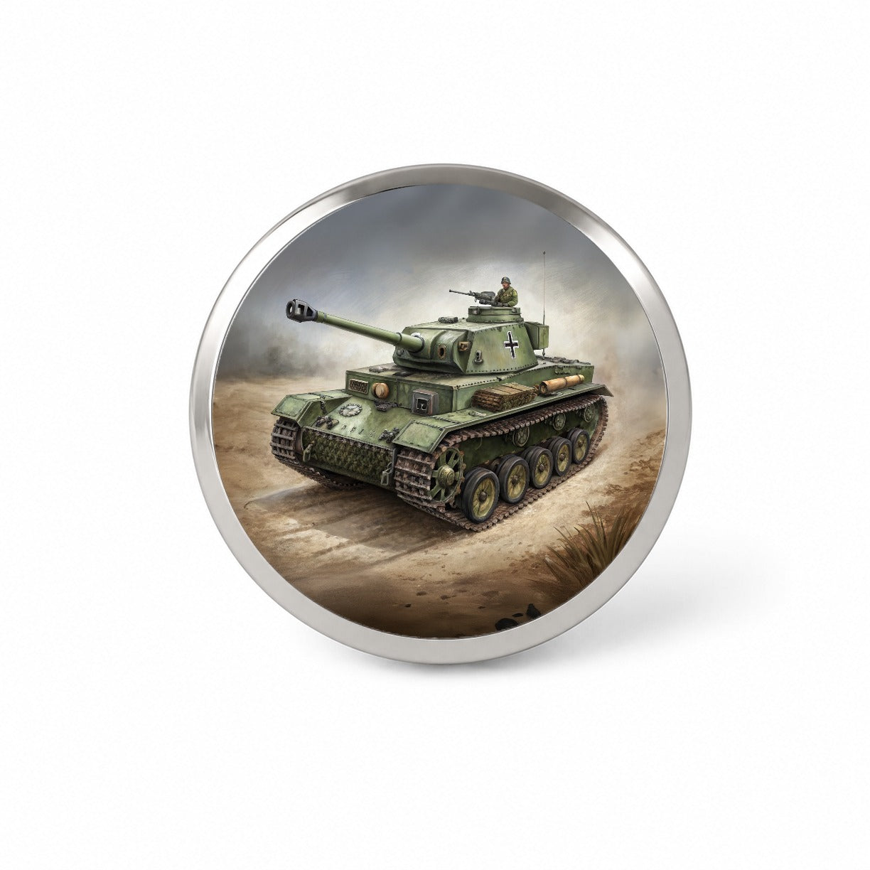 WWII German Panzer IV Tank Novelty Hat Backpack Lapel Pin