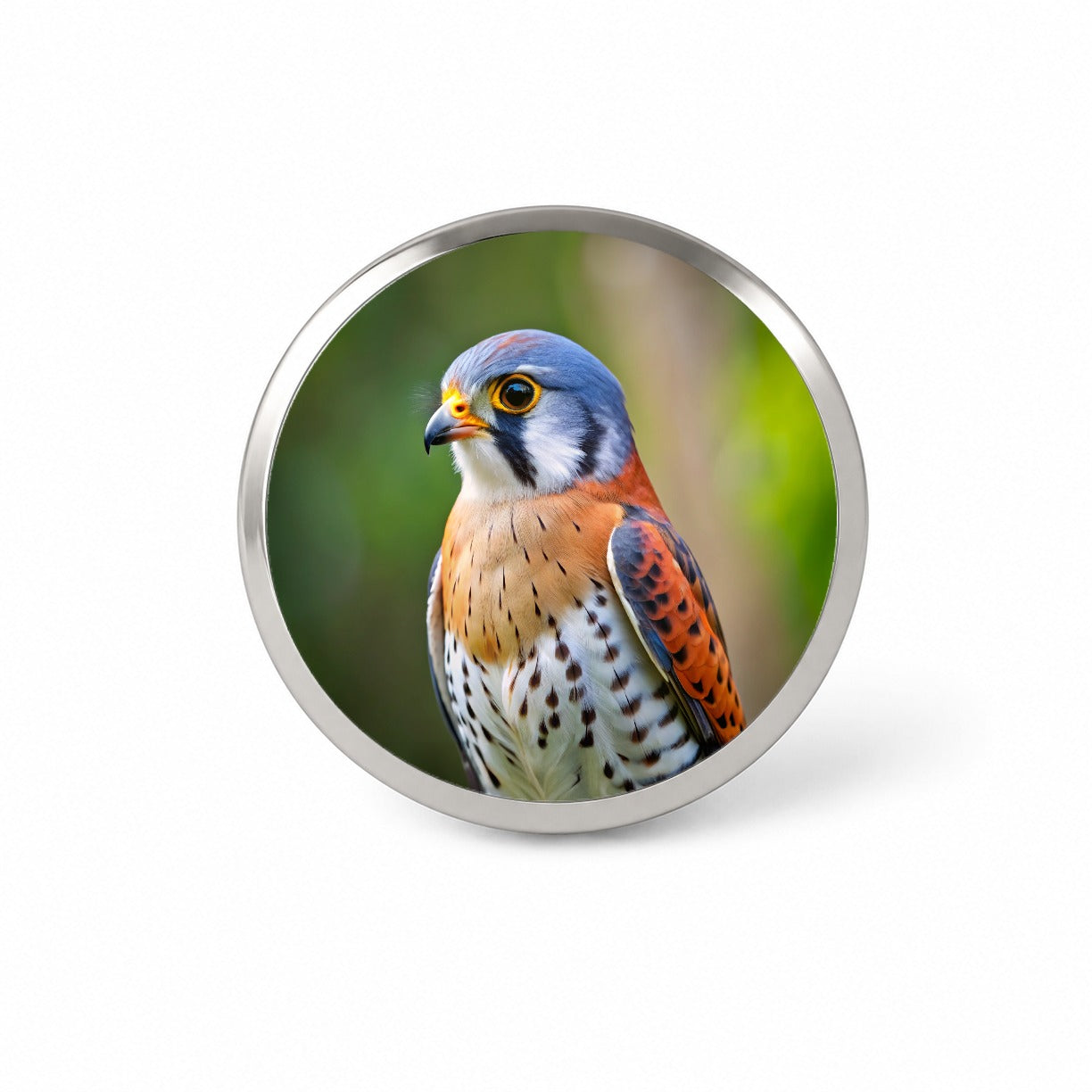 American Kestrel Raptor Bird Of Prey Novelty Hat Backpack Lapel Pin