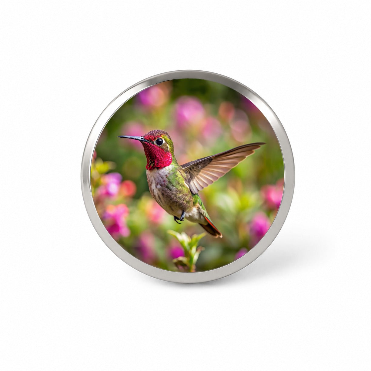 Anna's Hummingbird Backyard Bird Novelty Hat Backpack Lapel Pin