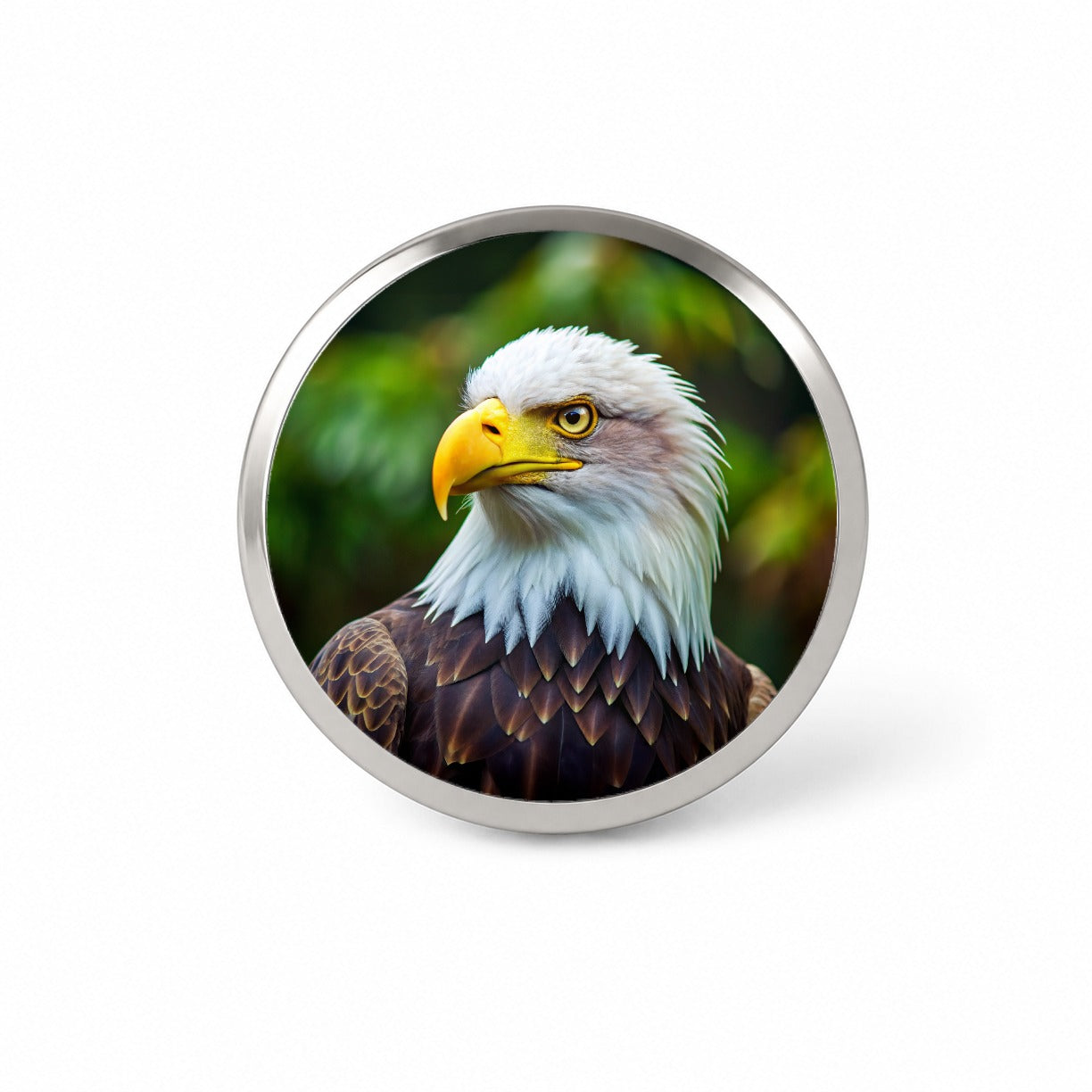 Bald Eagle Raptor Bird Of Prey Novelty Hat Backpack Lapel Pin