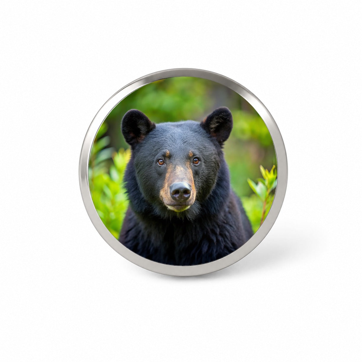 Black Bear Novelty Hat Backpack Lapel Pin