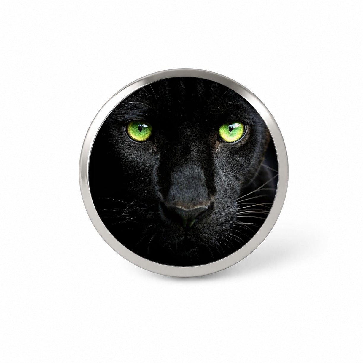 Black Panther Eyes Novelty Hat Backpack Lapel Pin