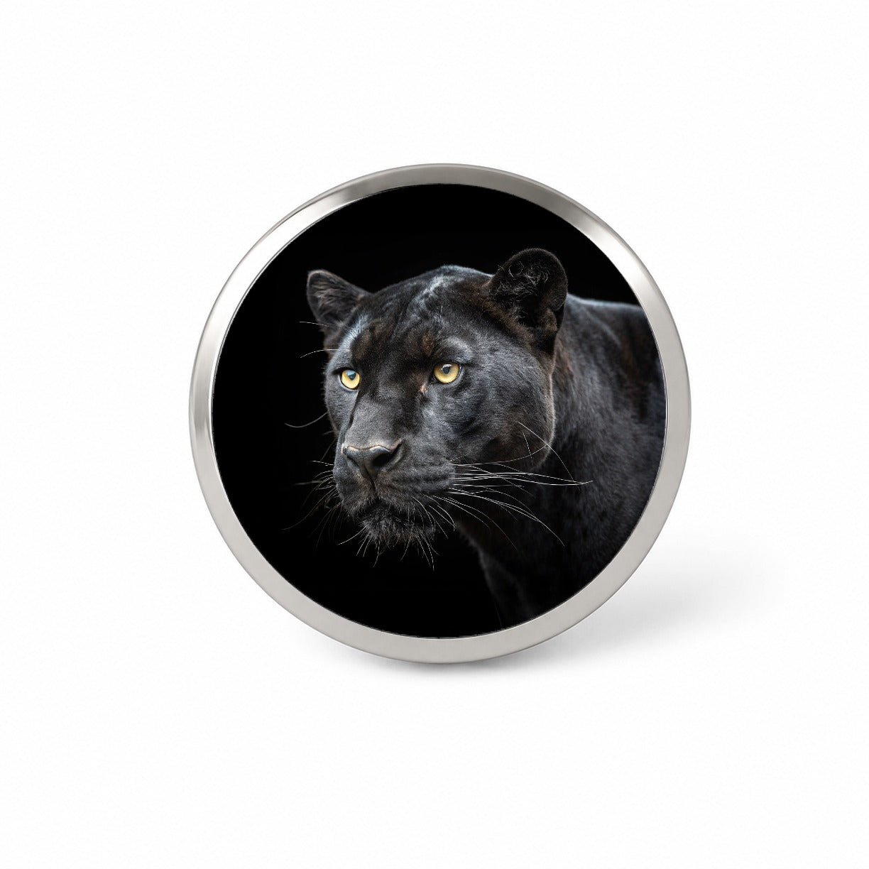 Black Panther Face Novelty Hat Backpack Lapel Pin