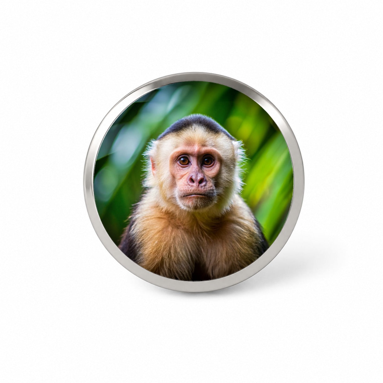Capuchin Monkey Novelty Hat Backpack Lapel Pin