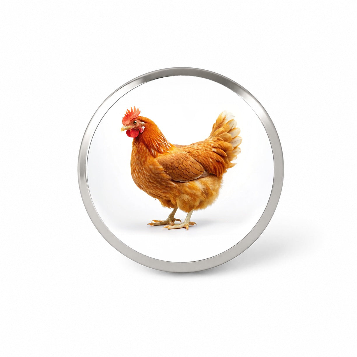 Chicken Novelty Hat Backpack Lapel Pin