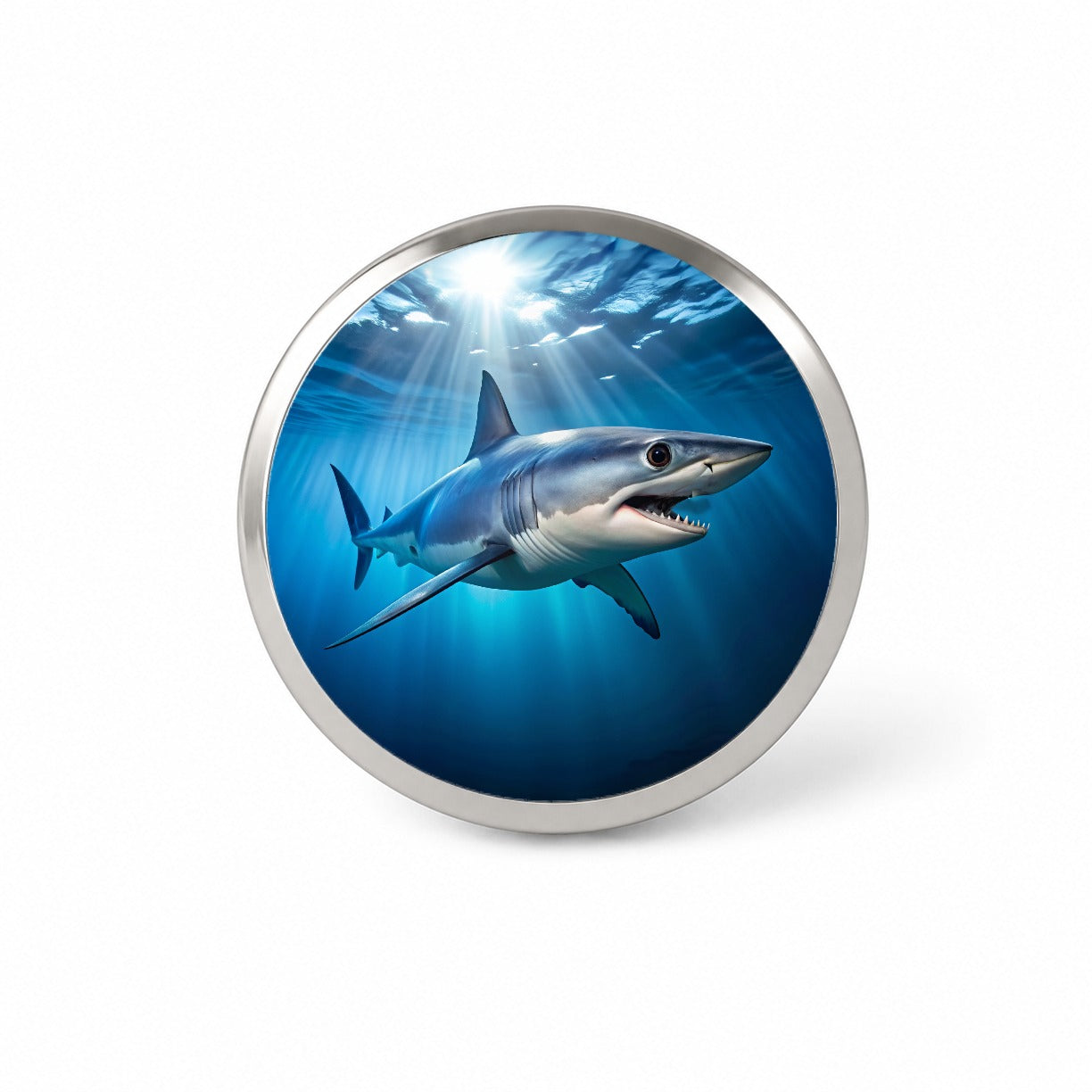 Mako Shark Novelty Hat Backpack Lapel Pin
