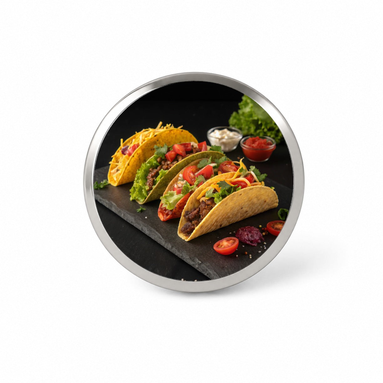 Mexican Tacos Novelty Hat Backpack Lapel Pin