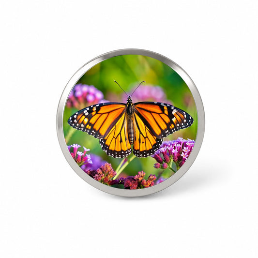 Monarch Butterfly Novelty Hat Backpack Lapel Pin