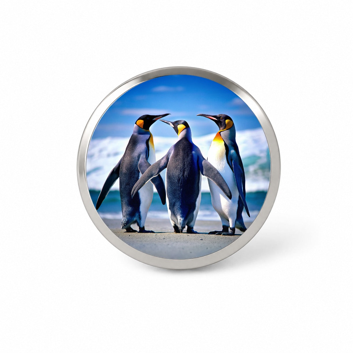 Penguins Novelty Hat Backpack Lapel Pin