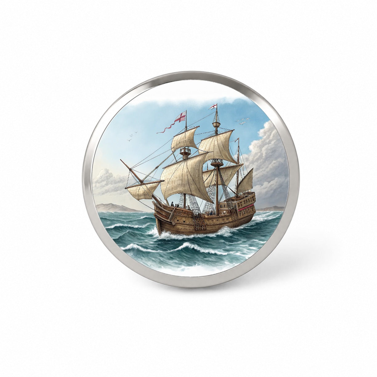 Pilgrim Mayflower 1620 Voyage Novelty Hat Backpack Lapel Pin