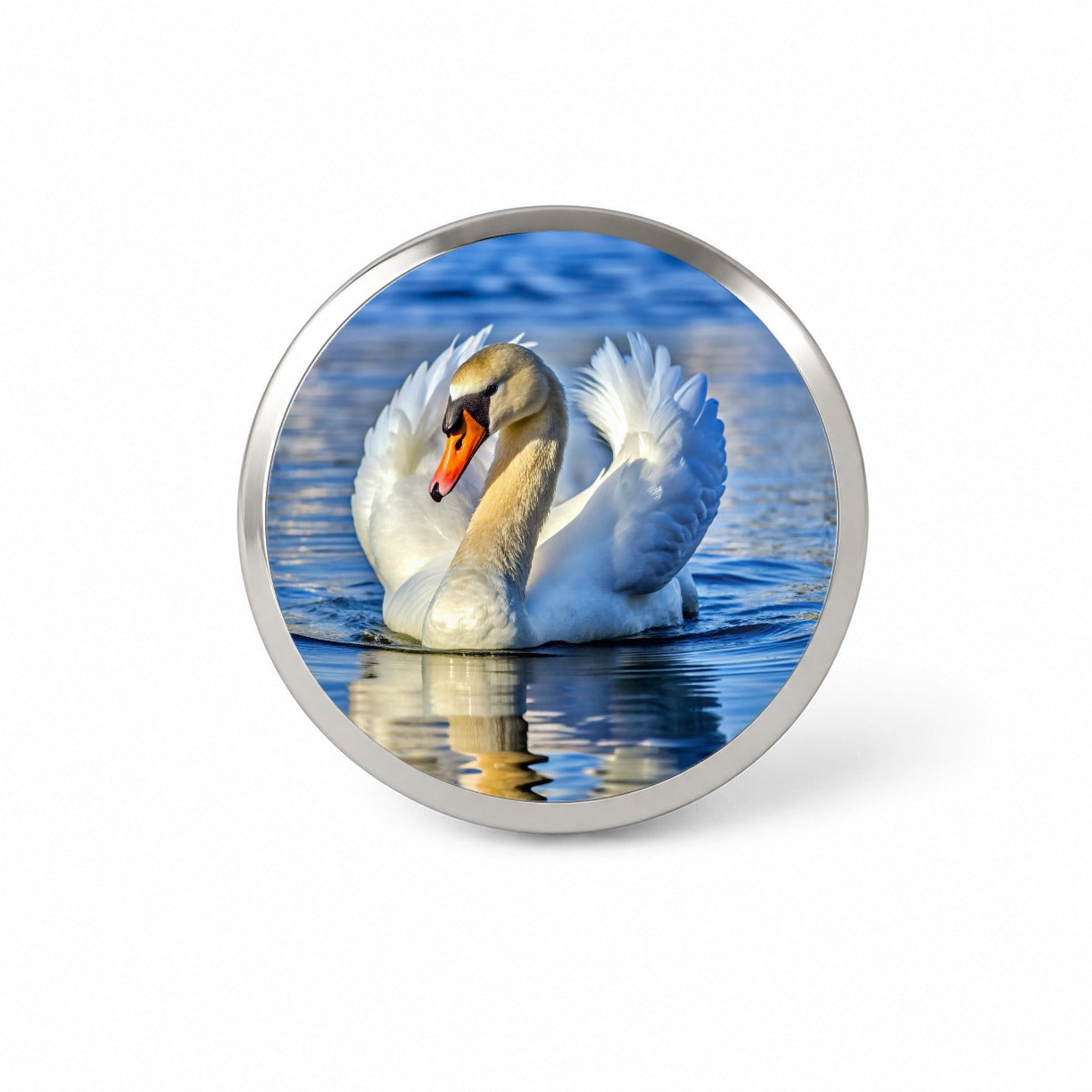 Swan Novelty Hat Backpack Lapel Pin