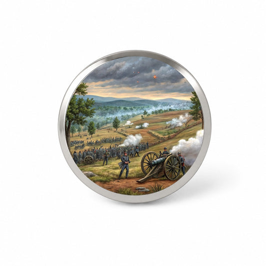 The Civil War Gettysburg Novelty Hat Backpack Lapel Pin
