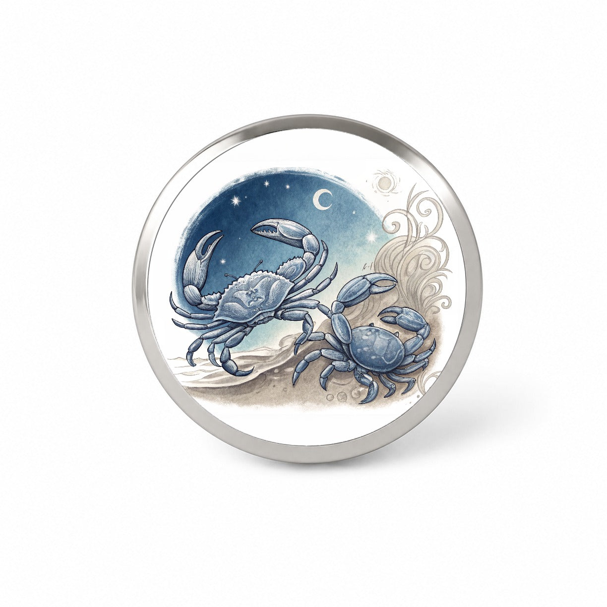 Zodiac Horoscope Symbol Cancer Crab Novelty Hat Backpack Lapel Pin
