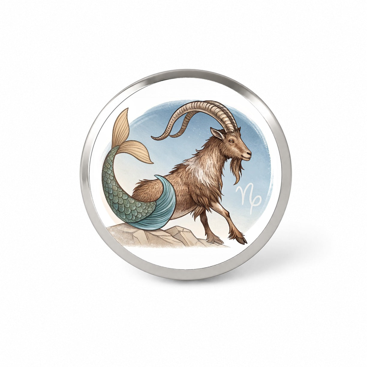 Zodiac Horoscope Symbol Capricorn Sea Goat Novelty Hat Backpack Lapel Pin