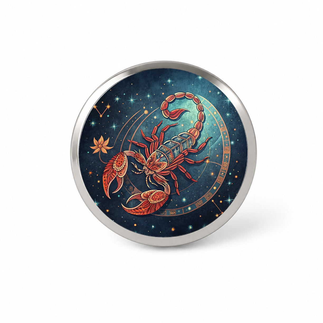 Zodiac Horoscope Symbol Scorpio Scorpion Novelty Hat Backpack Lapel Pin