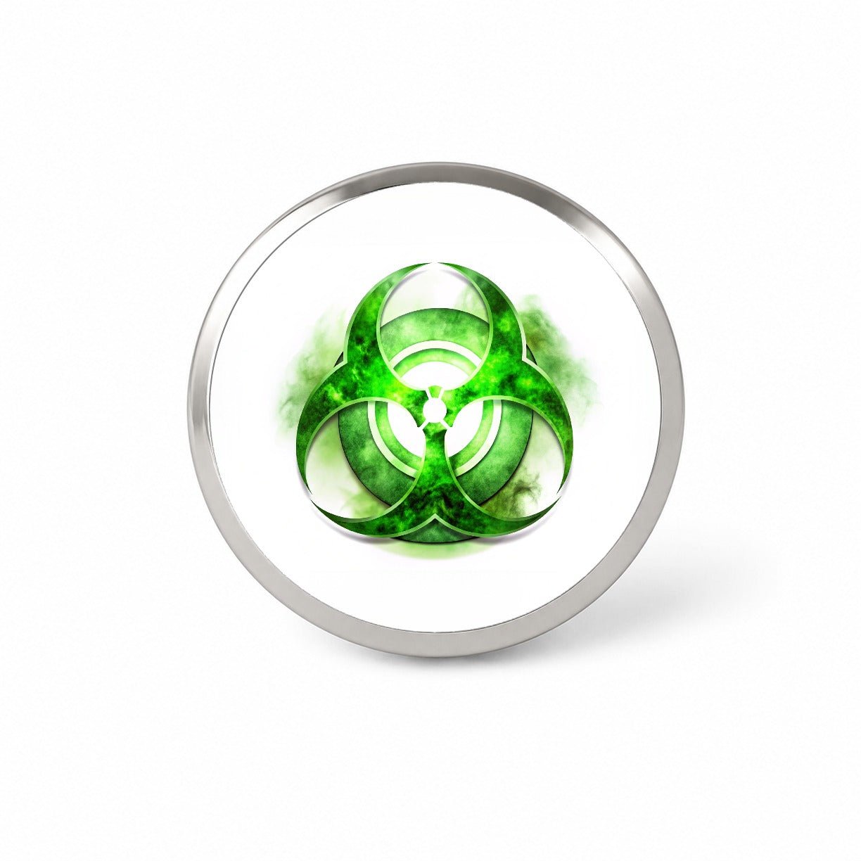 Zombie Outbreak Green Toxic Symbol Novelty Hat Backpack Lapel Pin
