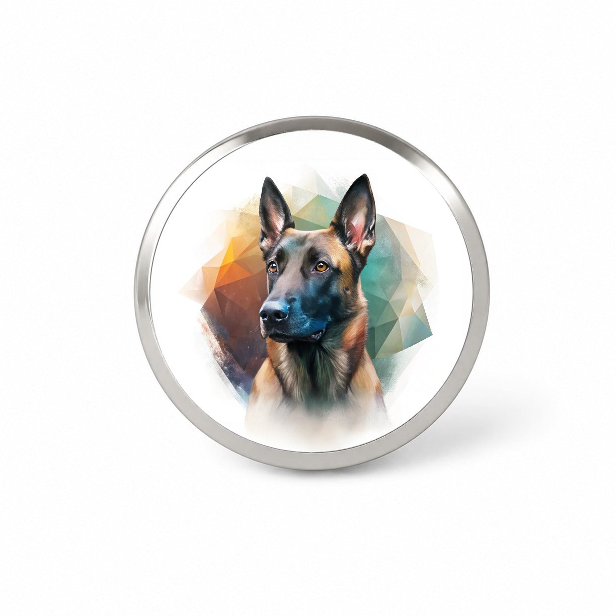 Belgian Malinois Dog Contemporary Art Novelty Hat Backpack Lapel Pin