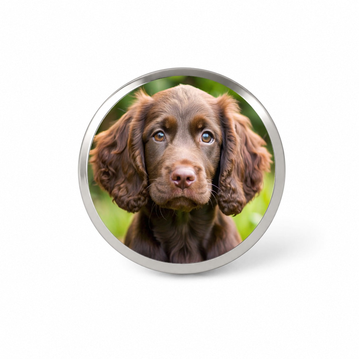 Boykin Spaniel Dog Puppy Photo Novelty Hat Backpack Lapel Pin