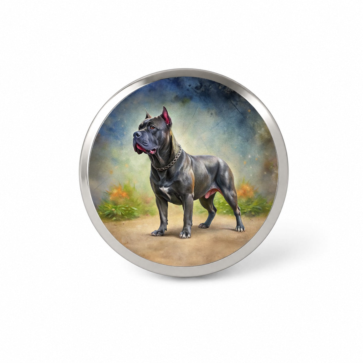 Cane Corso Dog Illustration Novelty Hat Backpack Lapel Pin