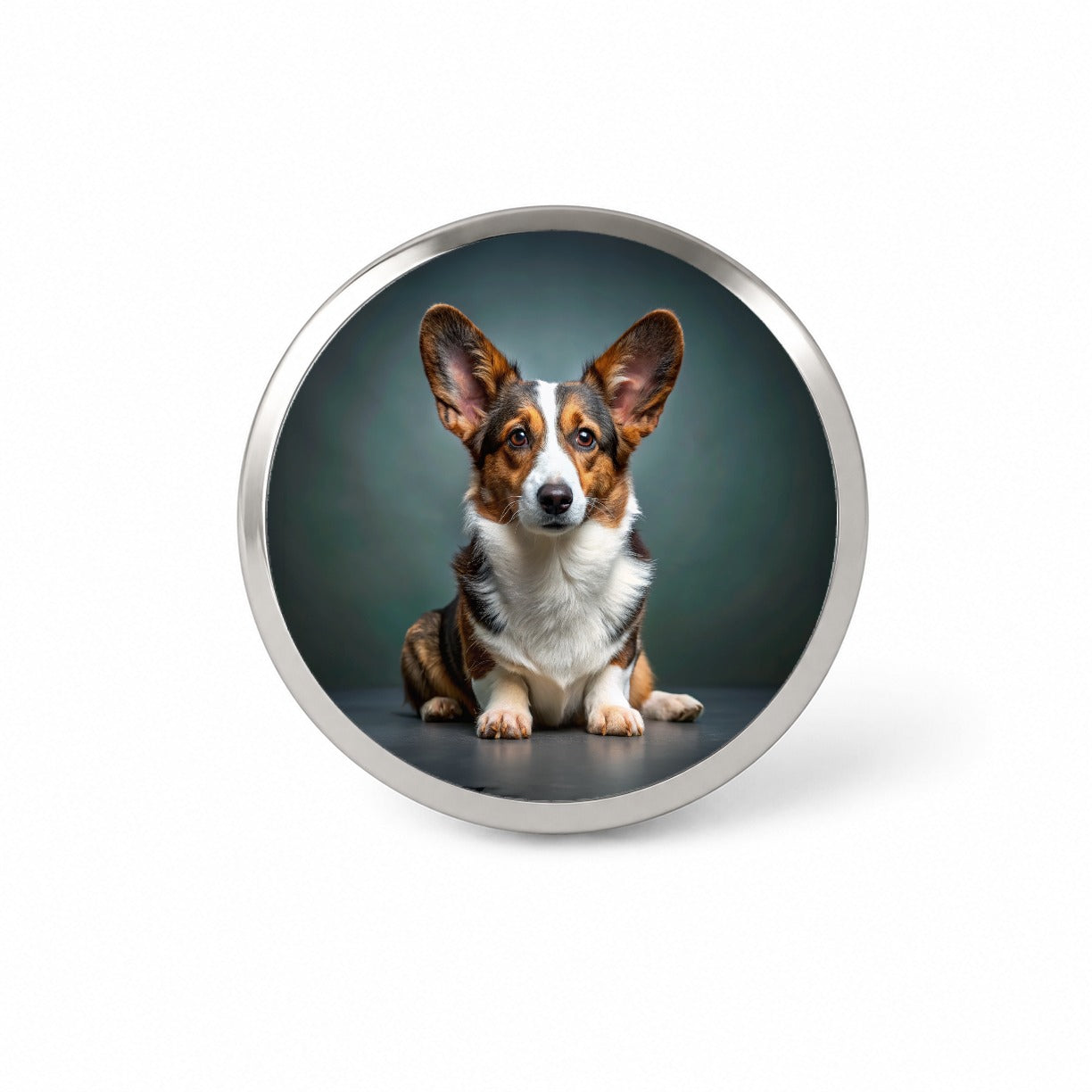 Cardigan Welsh Corgi Dog Photo Novelty Hat Backpack Lapel Pin