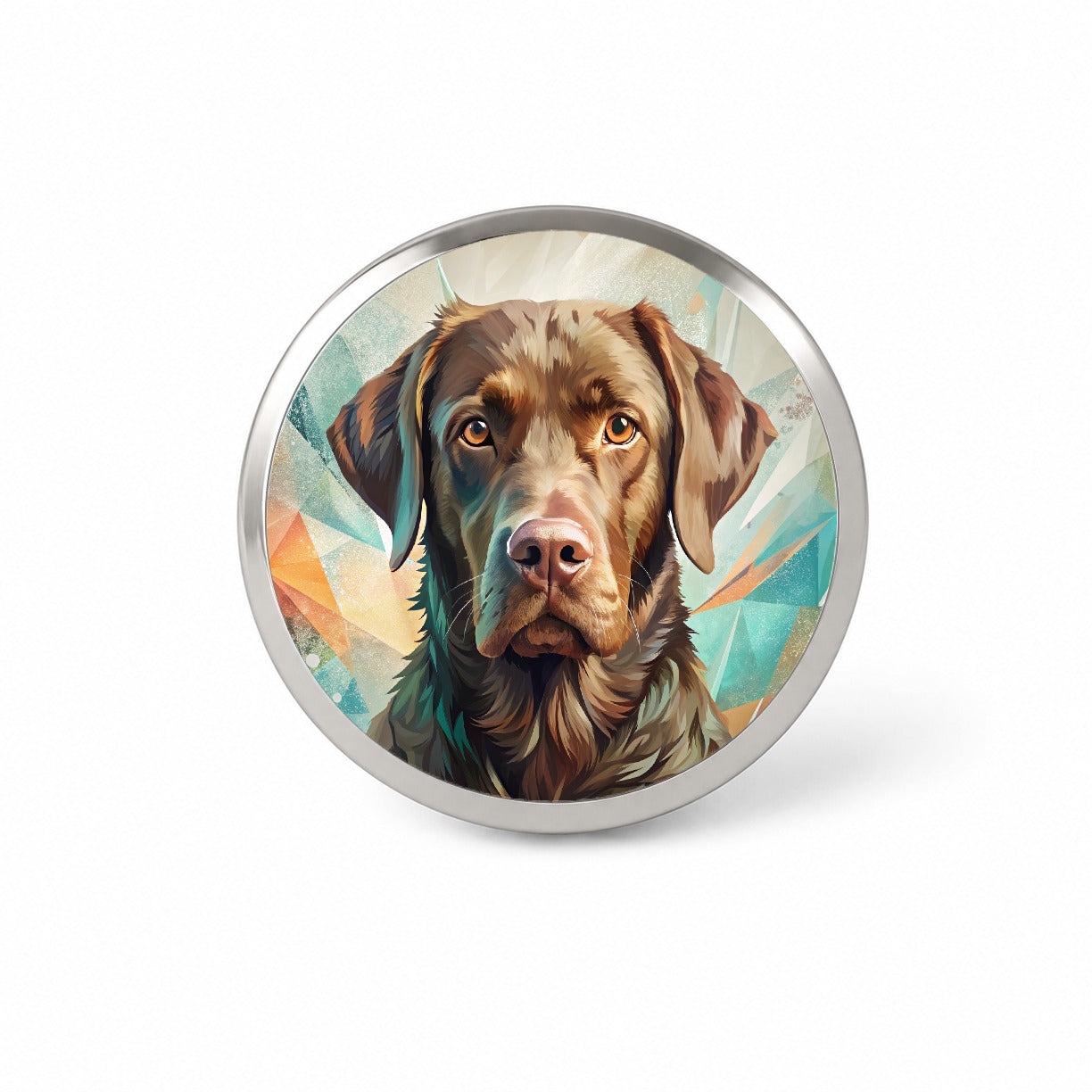 Chesapeake Bay Retriever Dog Contemporary Art Novelty Hat Backpack Lapel Pin